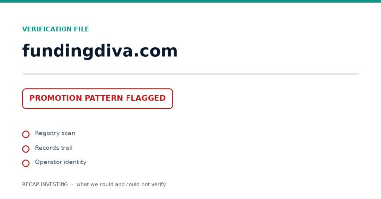 FundingDiva.com: Verification File - The Rent-Relief Promotion Pattern