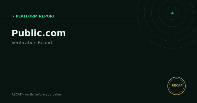 Public.com: Verification Report — Free Trading Without PFOF