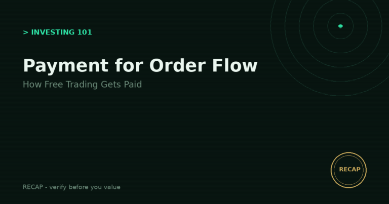 Payment for Order Flow: How Commission-Free Trading Gets Paid