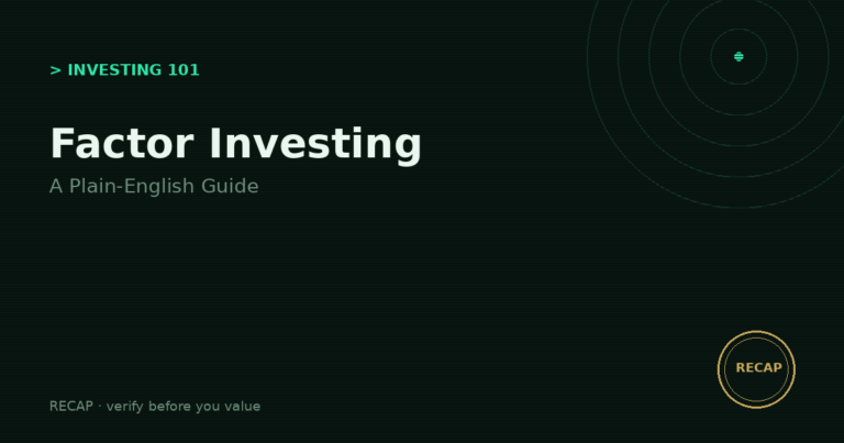 What Is Factor Investing? A Plain-English Guide